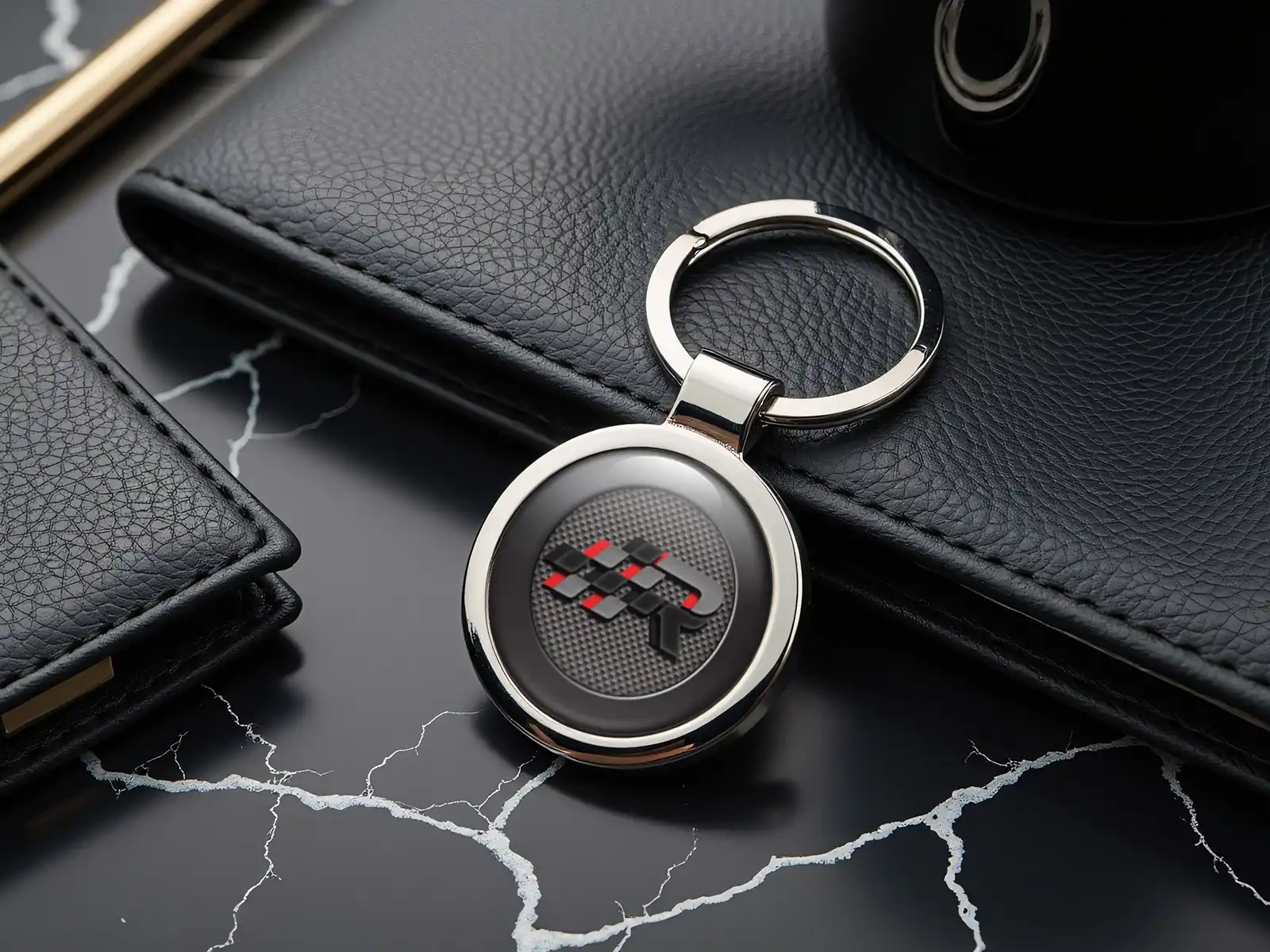 Classy Keychains Glossy Metal Alloy Build
